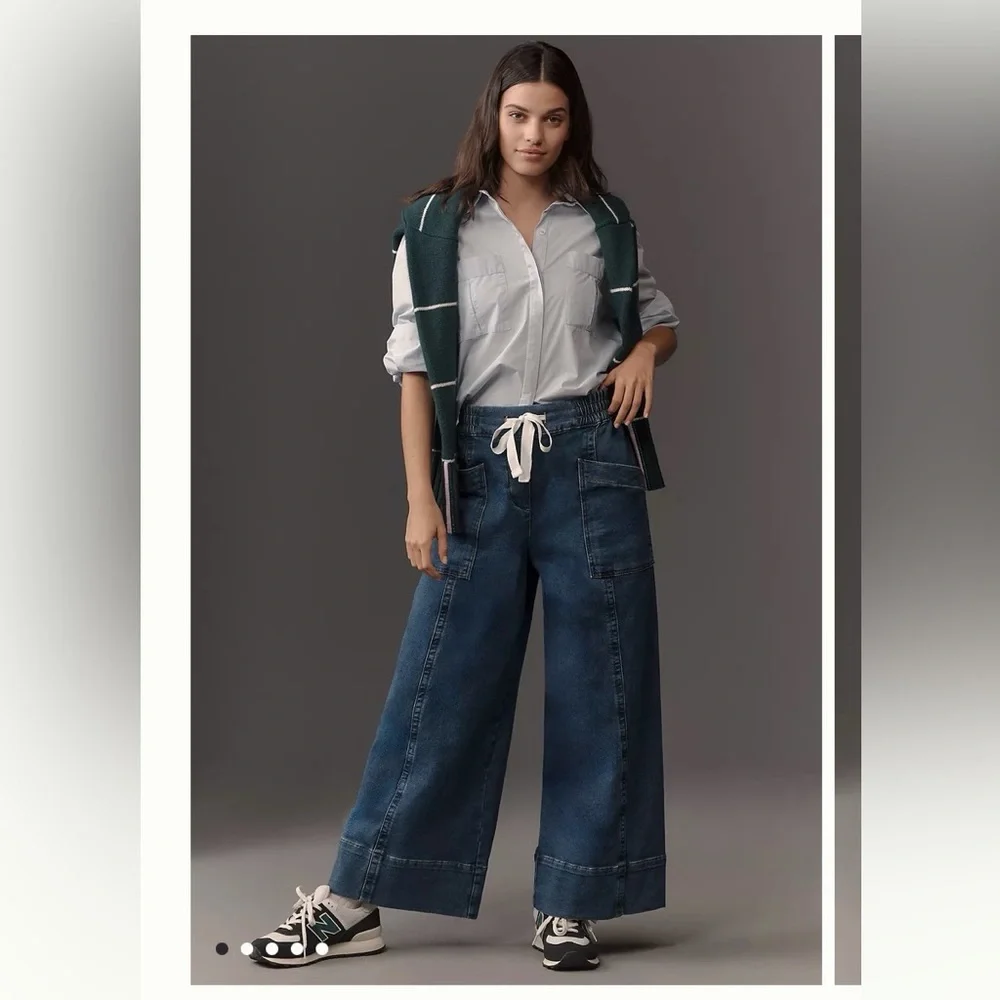 Anthropologie Maeve Tie-Waist Wide-Leg
Jeans - Small - Picture 1 of 7